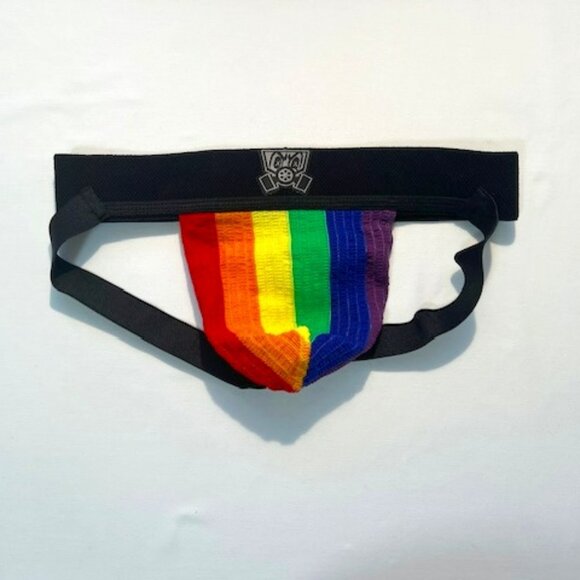 FORT TROFF Size "S" PRIDE MVP Athletic Supporter- Black/Gray/White - Jock - Picture 4 of 10